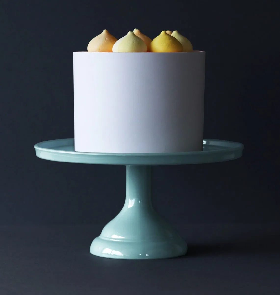 A Little Lovely Company taartplateau klein vintage blauw