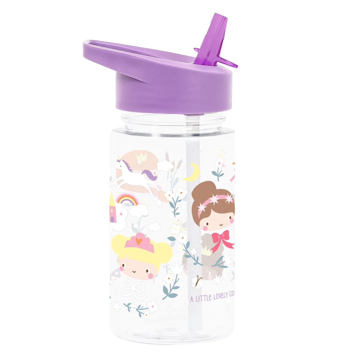 A Little Lovely Company Prinsessen drinkfles 450 ml tritan