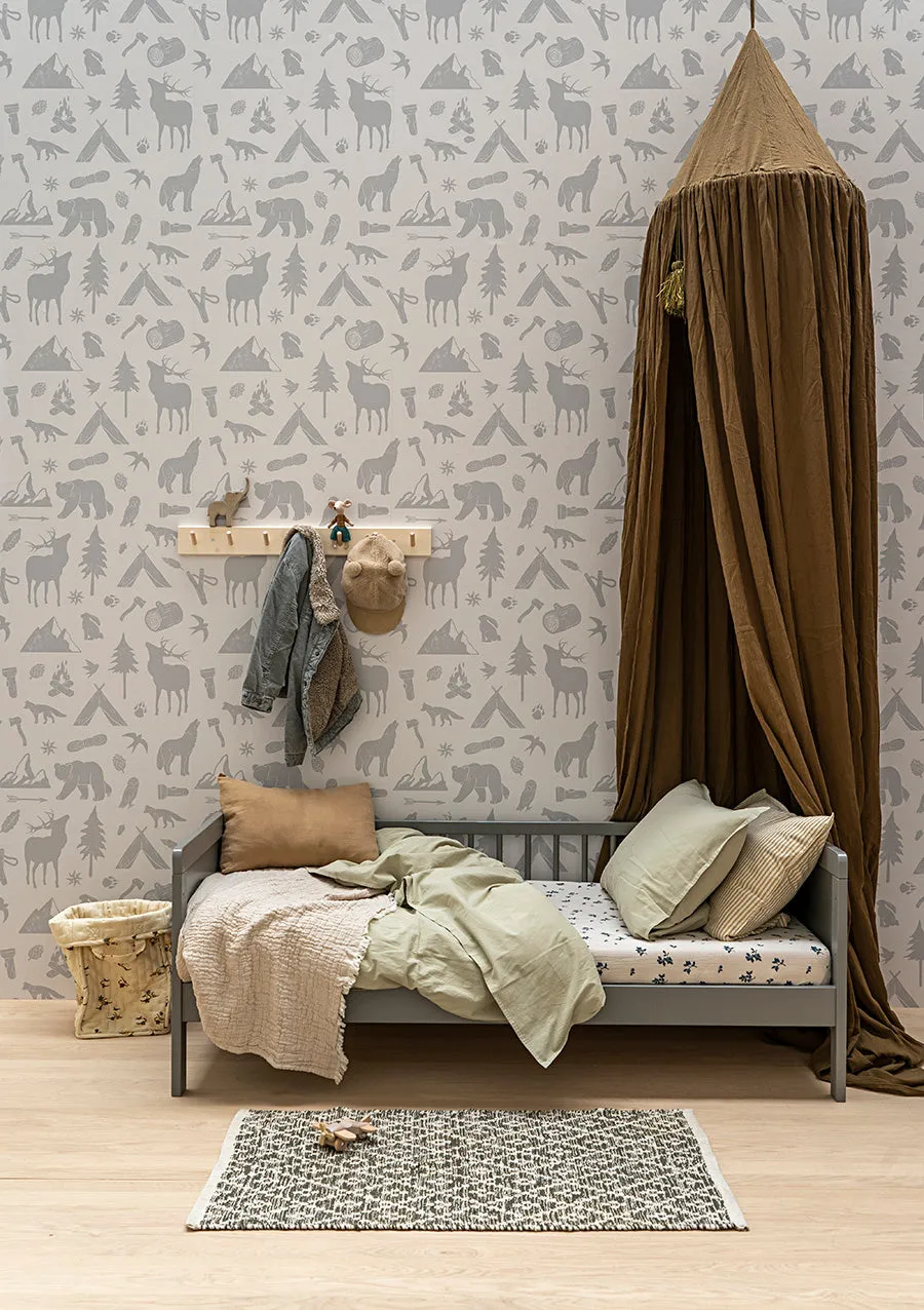 Little Amour Wild Forest behang naturel 1 rol bosprint