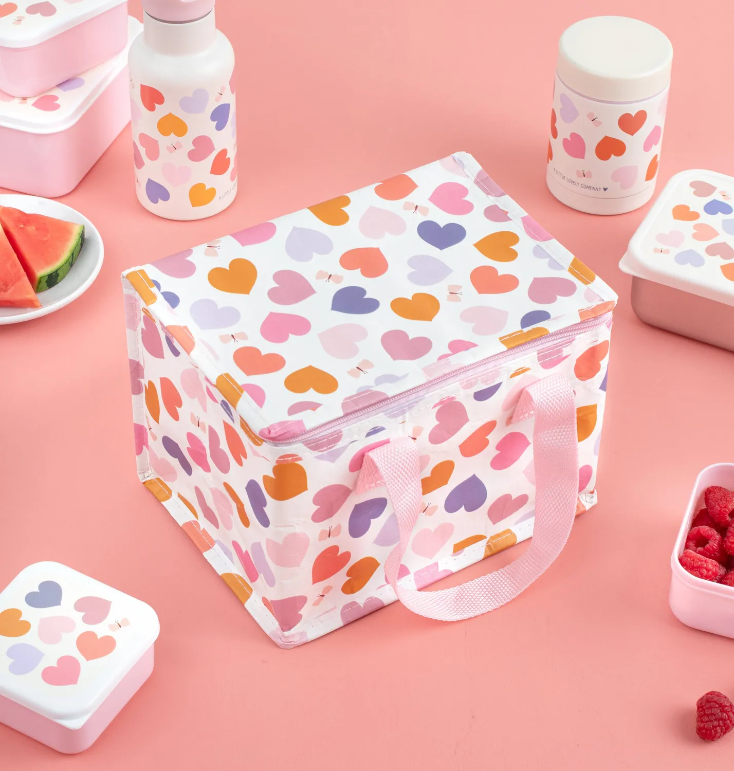 A Little Lovely Company Hartjes koeltasje gerecycled