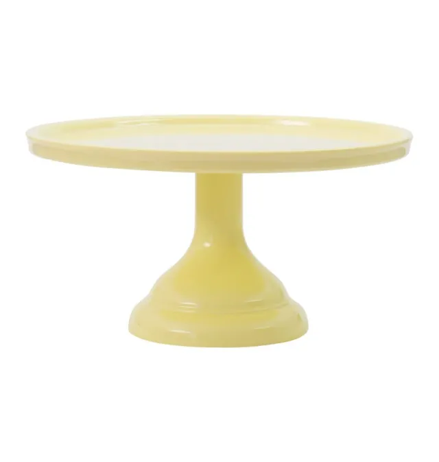 A Little Lovely Company taartplateau klein geel melamine