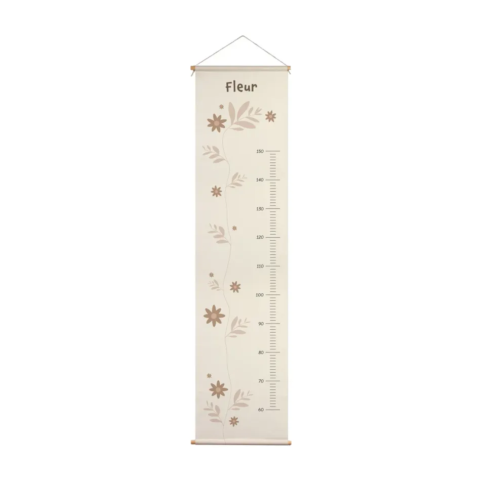 Little Amour Madelief groeimeter bloemen 130 cm gepersonaliseerd