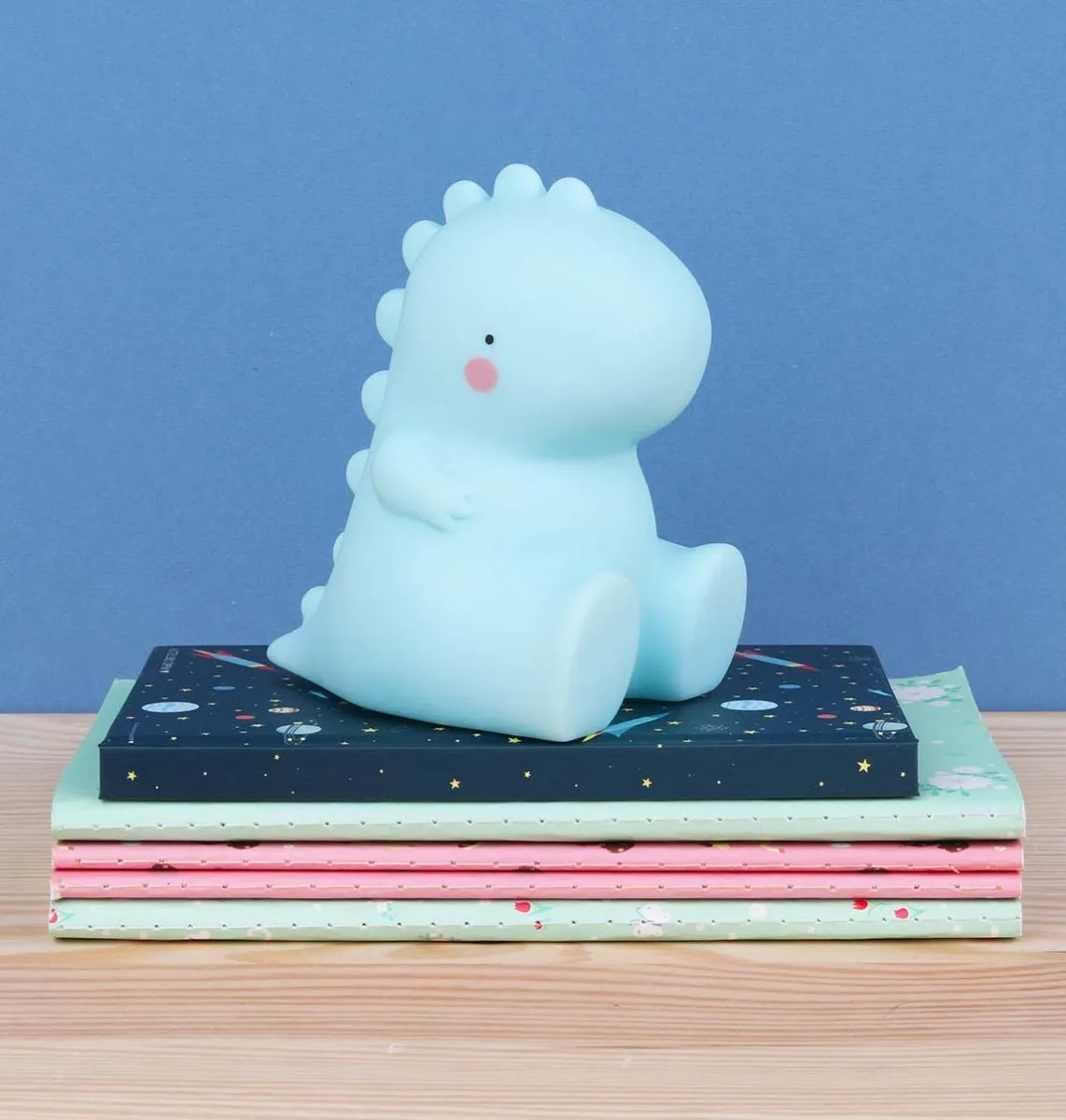 A Little Lovely Company Little Light T-rex kinderlamp blauw