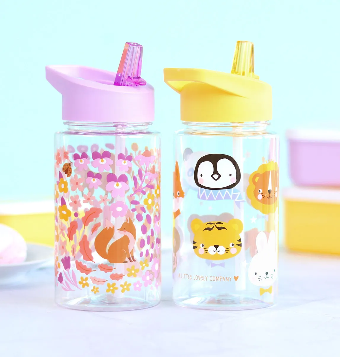 A Little Lovely Company Dierenvriendjes drinkfles 450 ml