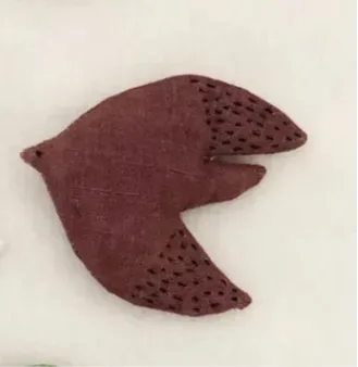 Het Kleijne Droomhuis Little Bird Purple Decoratie Paars Stof