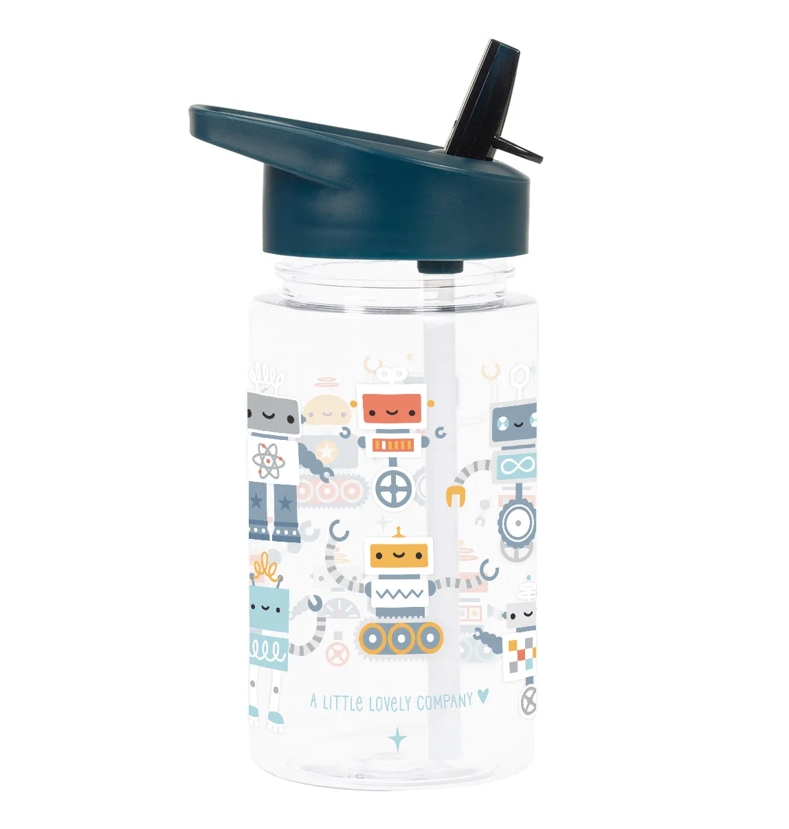A Little Lovely Company Robots drinkfles 450 ml tritan