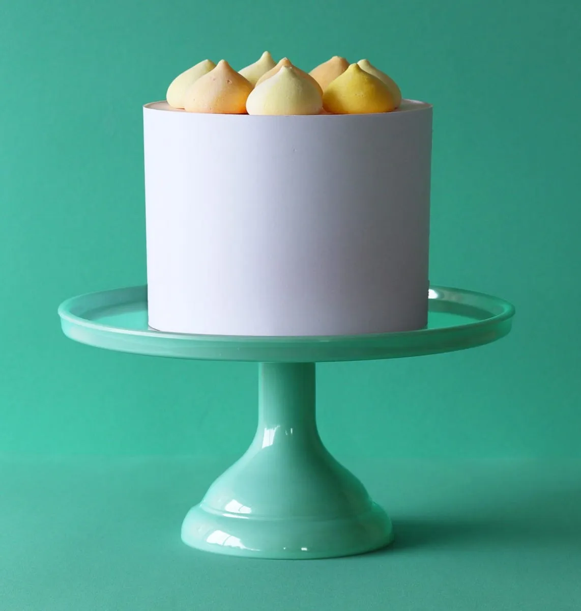 A Little Lovely Company taartplateau klein mint melamine