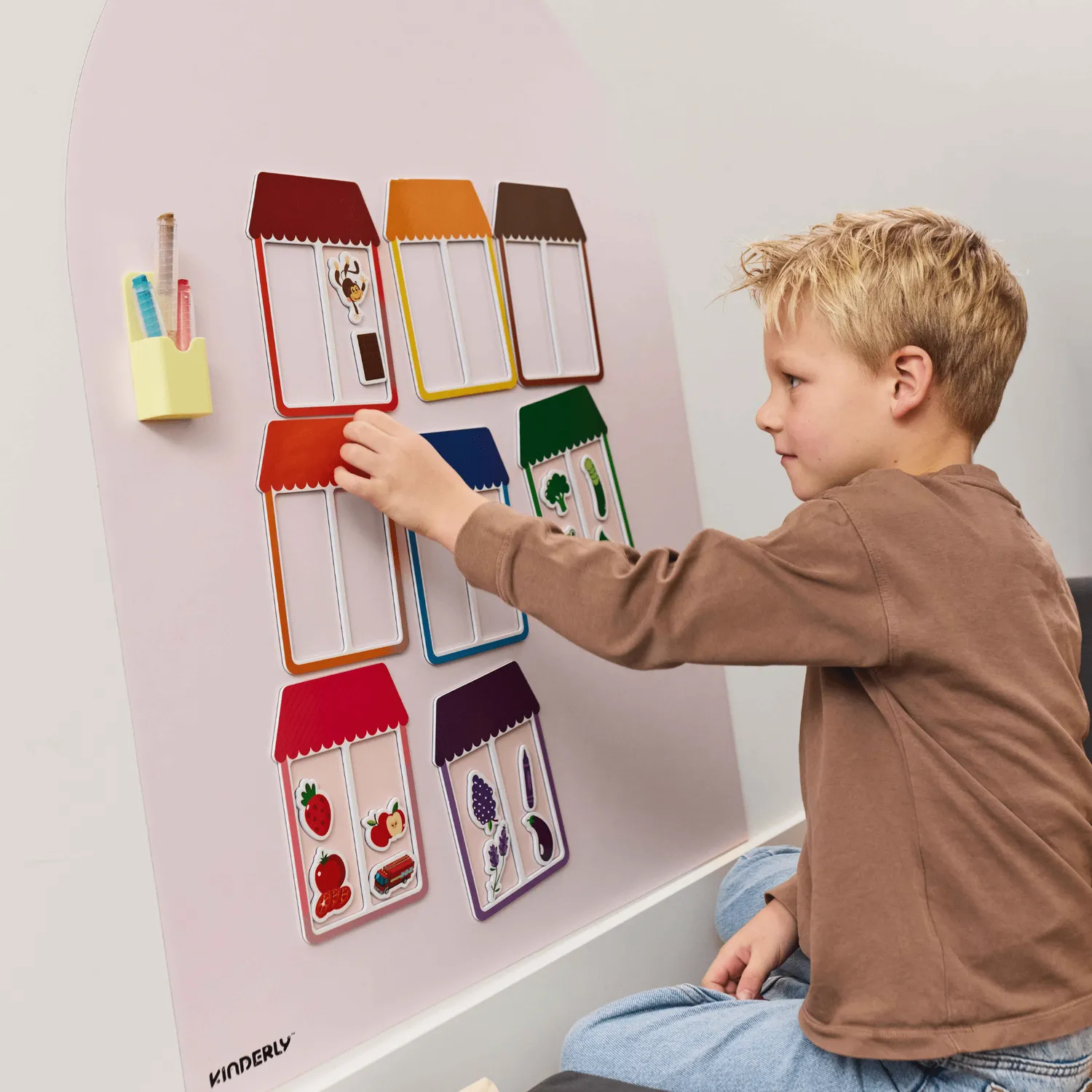 Kinderly Baby Kleurenspel magnetisch 32 stuks met frames