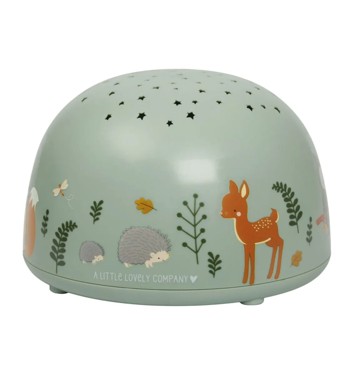 A Little Lovely Company Bosvriendjes projectorlamp mint sterren