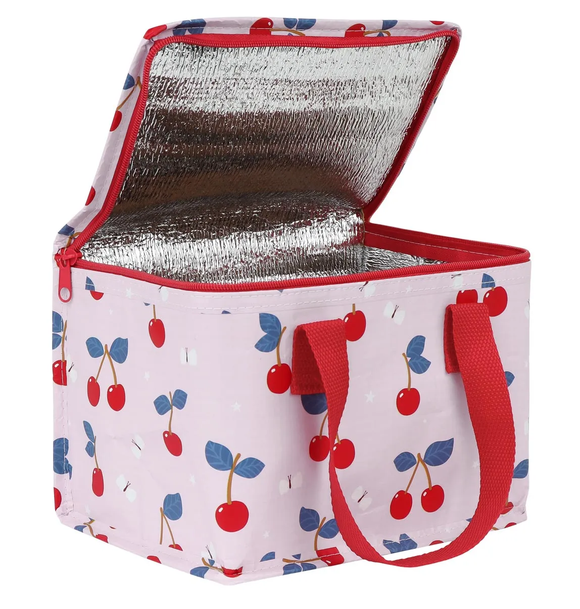 A Little Lovely Company Kersen koeltasje roze gerecycled