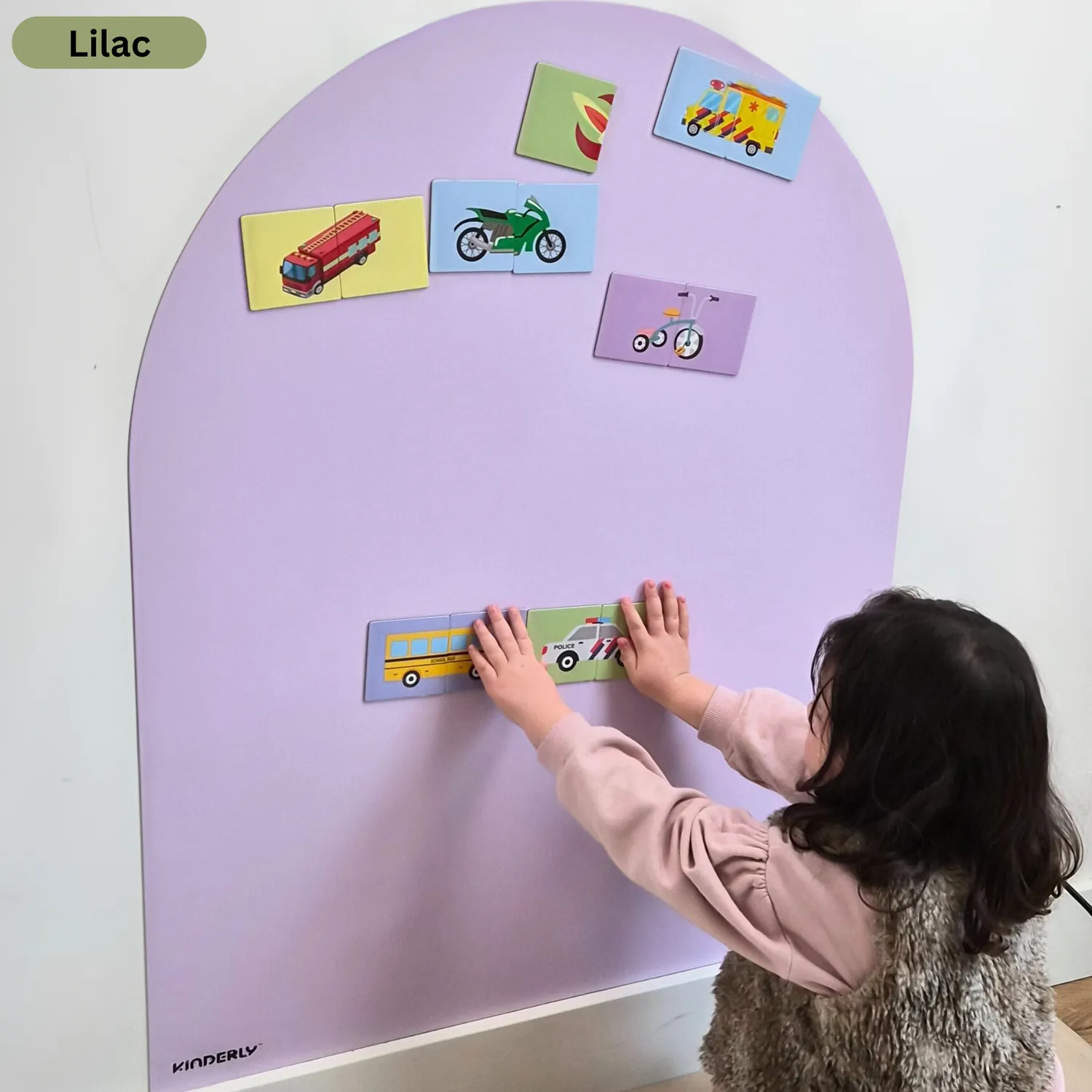 Kinderly Baby Verwijderbaar Magnetisch Behang Lilac