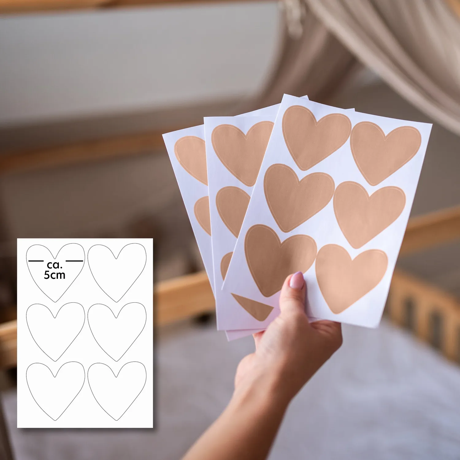 Lilimaus Wandsticker Muurstickers Sterren Eucalyptus 36 Stuks