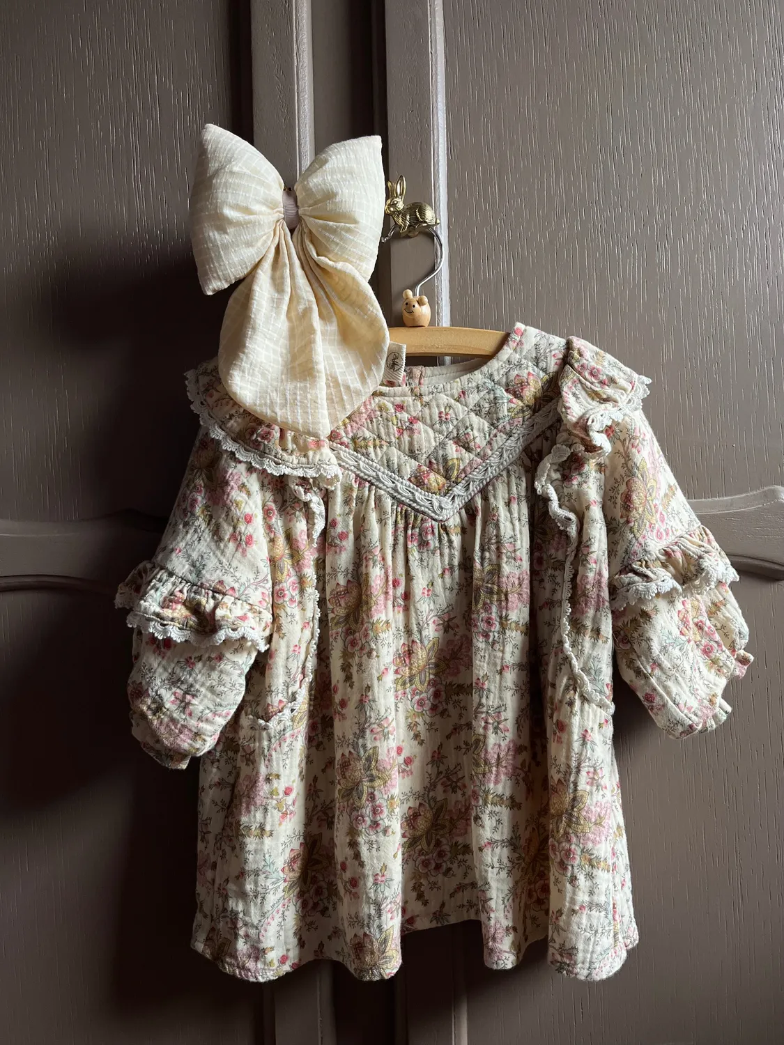 Het Kleijne Droomhuis Strik wanddecoratie limited edition Folk Fiber