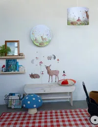 Hartendief Sprookjestuin hanglamp 30 cm wit maan