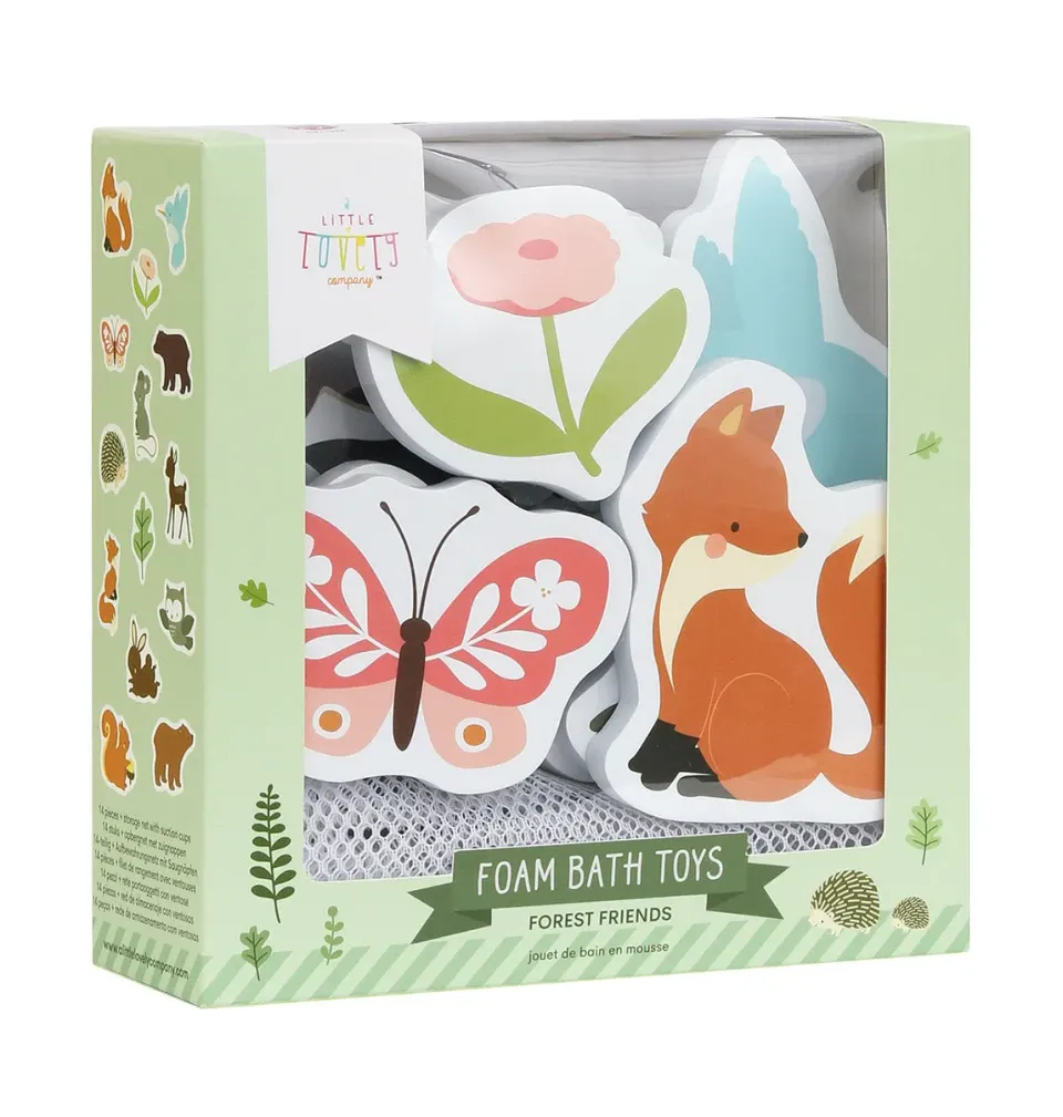 A Little Lovely Company Bosvriendjes foam badspeelgoed 14-delig