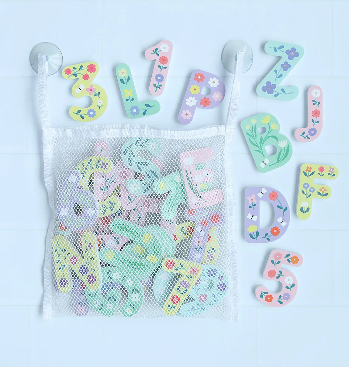 A Little Lovely Company Bloemen foam badspeelgoed 36 stuks