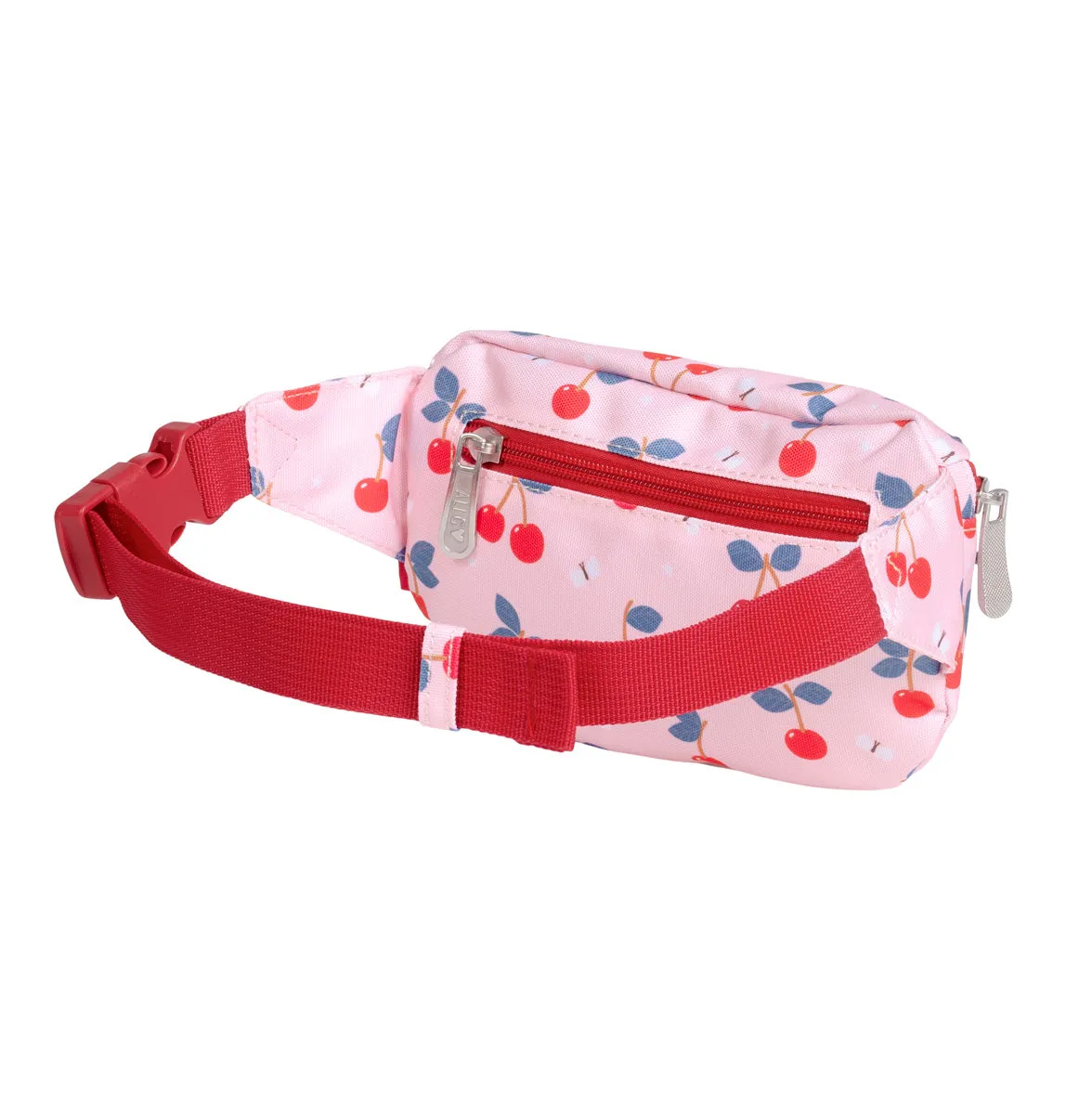 A Little Lovely Company Kersen heuptasje roze crossbody kind