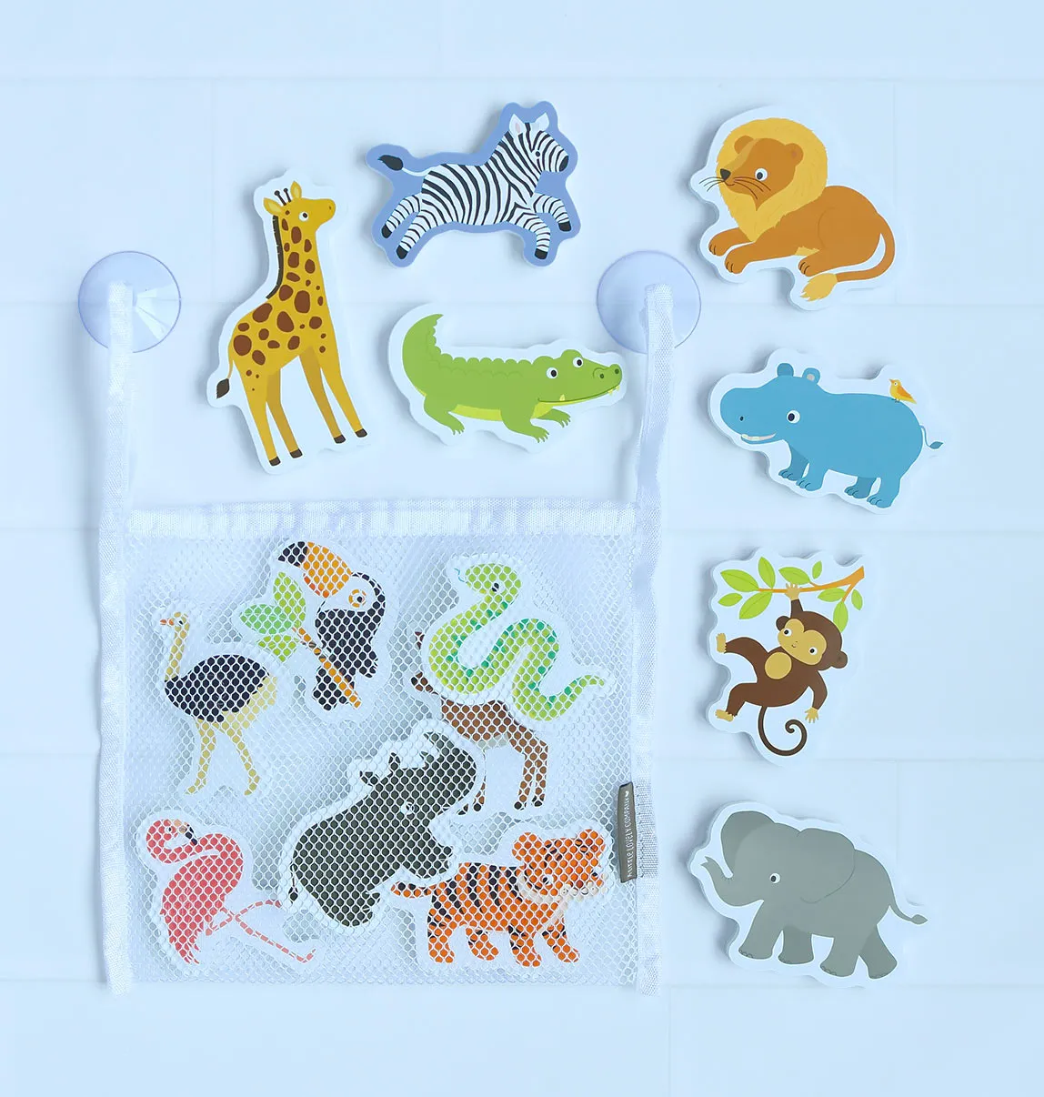 A Little Lovely Company Safari foam badspeelgoed 14 stuks