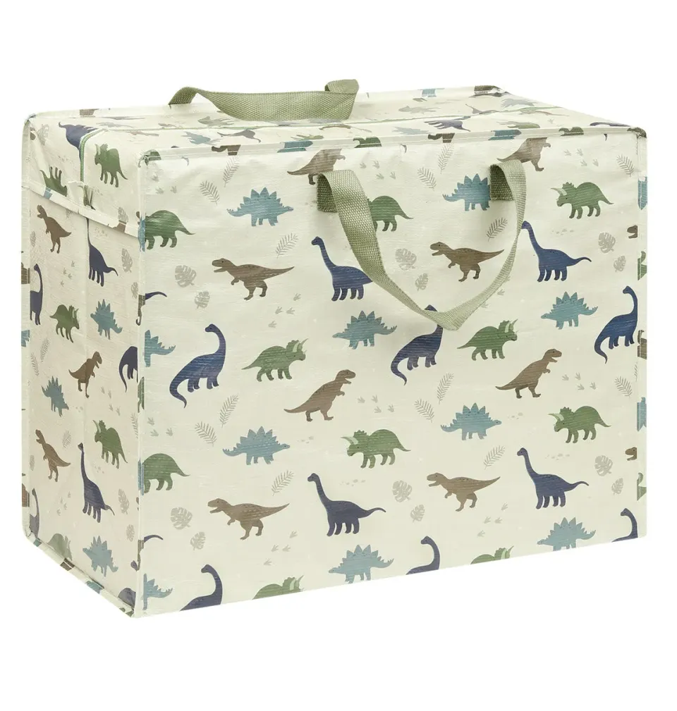 A Little Lovely Company opbergtas Dinosaurussen XL gerecycled