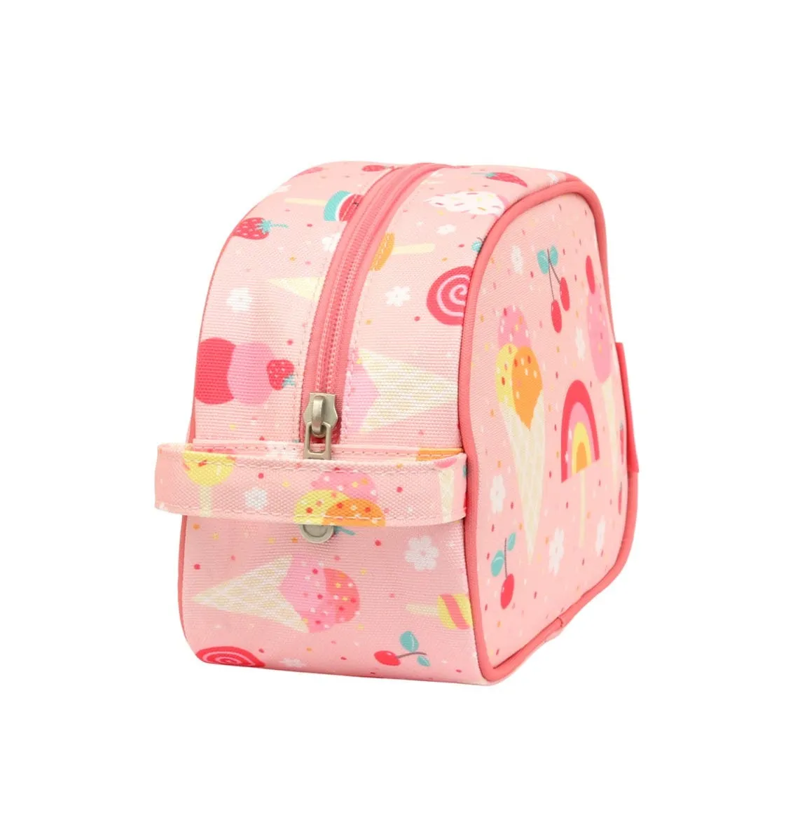 A Little Lovely Company Toilettas Ijsjes wastuintje roze