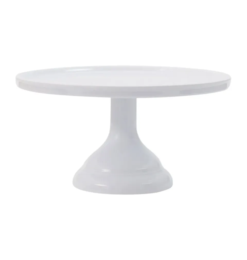 A Little Lovely Company Taartplateau klein wit melamine