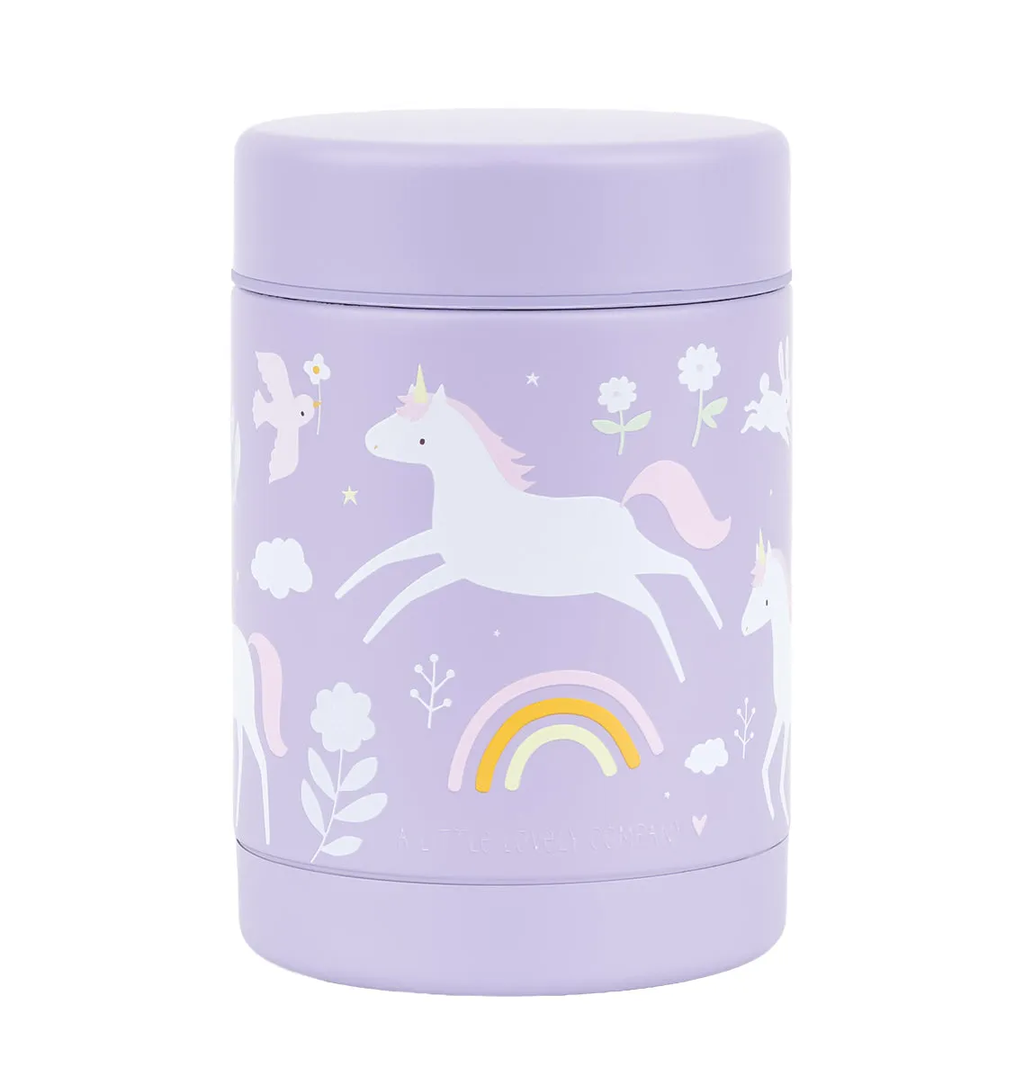 A Little Lovely Company voedselpot unicorn dreams RVS 300ml