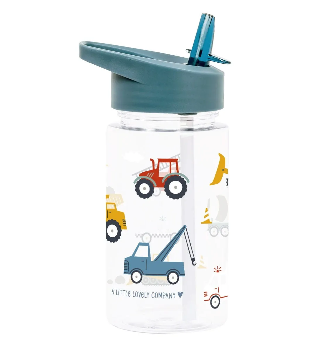 A Little Lovely Company Voertuigen drinkfles 450 ml tritan