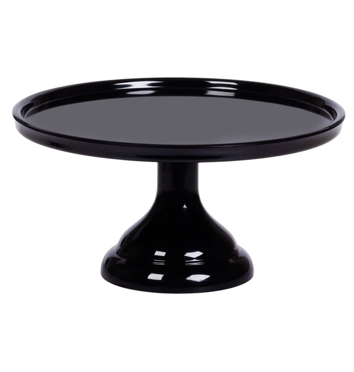 A Little Lovely Company taartplateau klein zwart melamine
