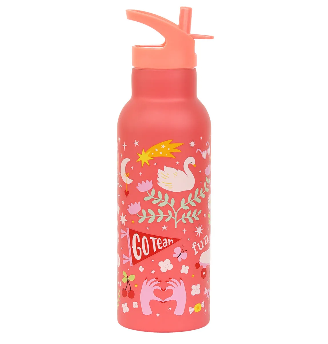 A Little Lovely Company Fun XL rvs drinkfles 500 ml