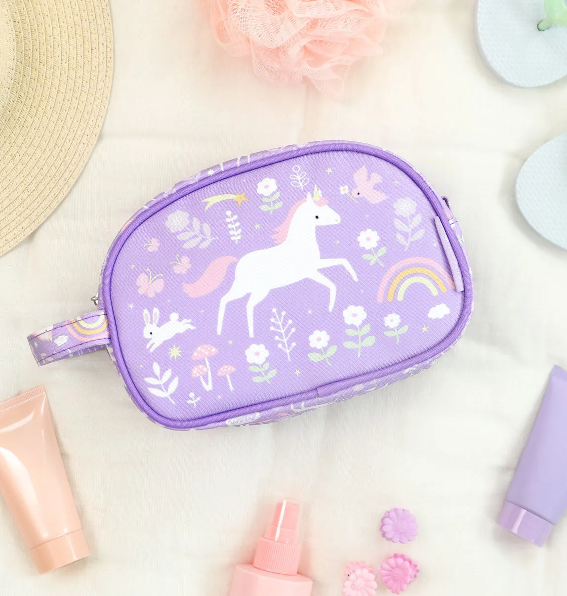 A Little Lovely Company Unicorn Dreams toilettas paars