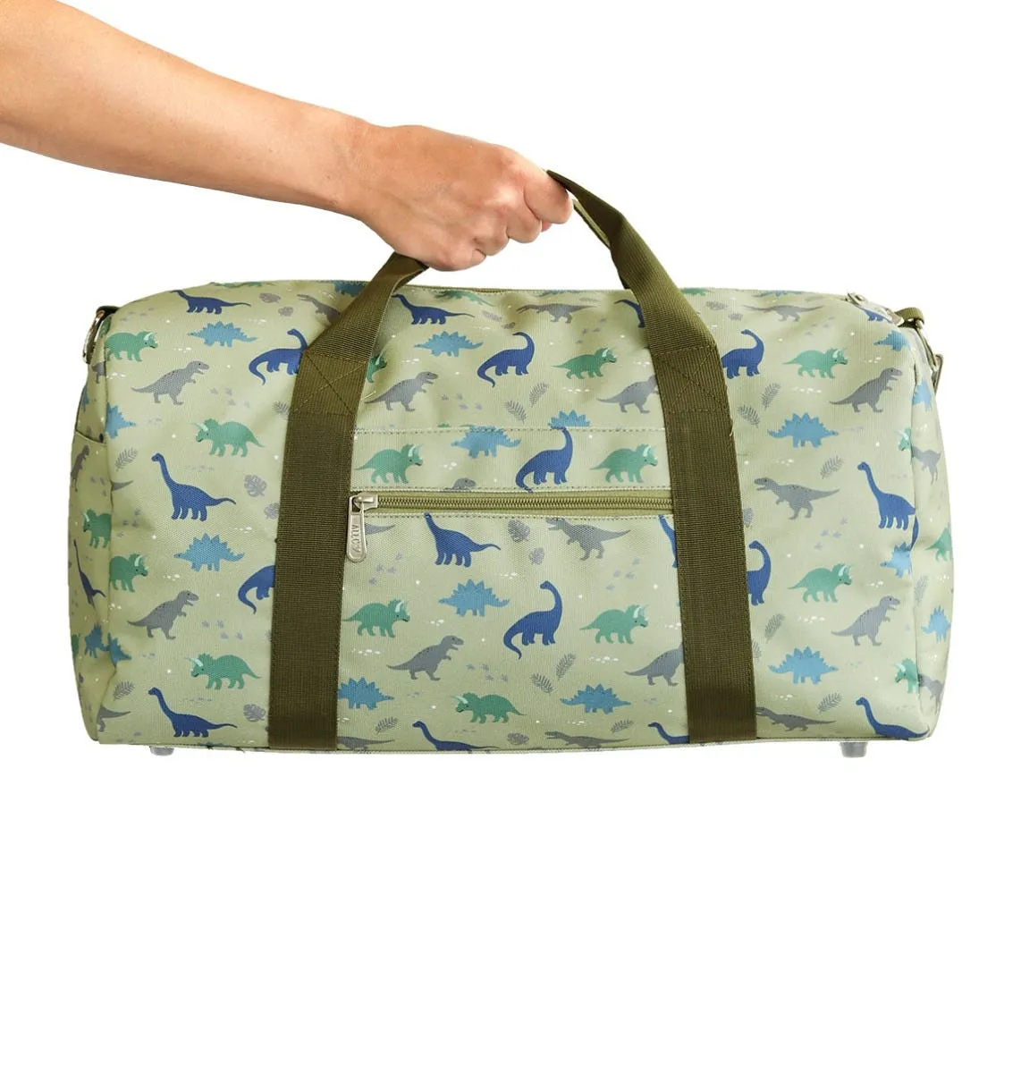 A Little Lovely Company Dinosaurussen weekendtas groen handbagage