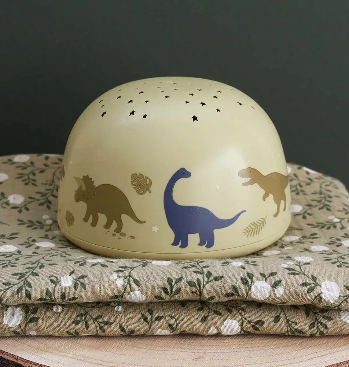 A Little Lovely Company Dinosaurussen projectorlamp groen sterrenhemel