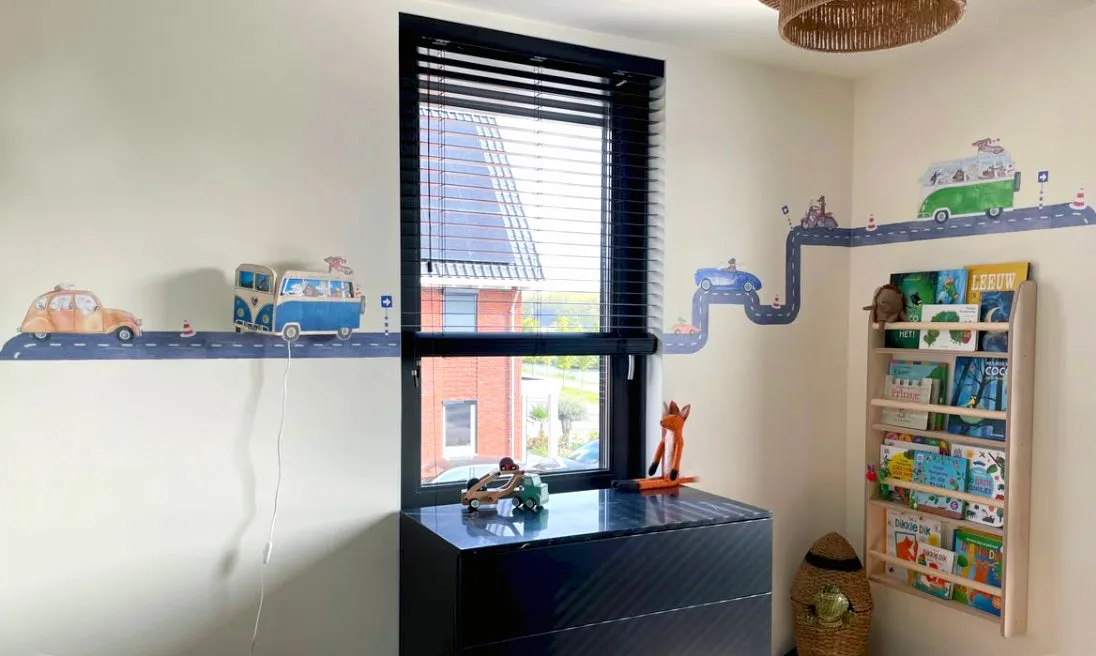 Hartendief Weg is weg muursticker wegen 58x48cm herplaatsbaar