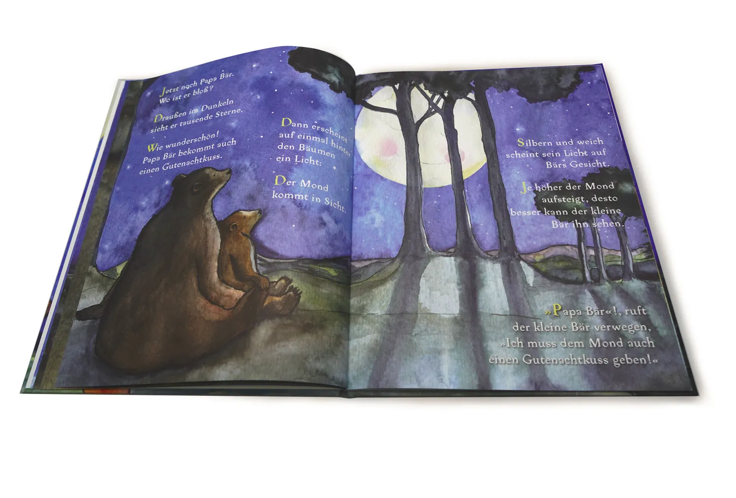 Hartendief Maankus prentenboek Duits Der Mond Gutenachtkuss