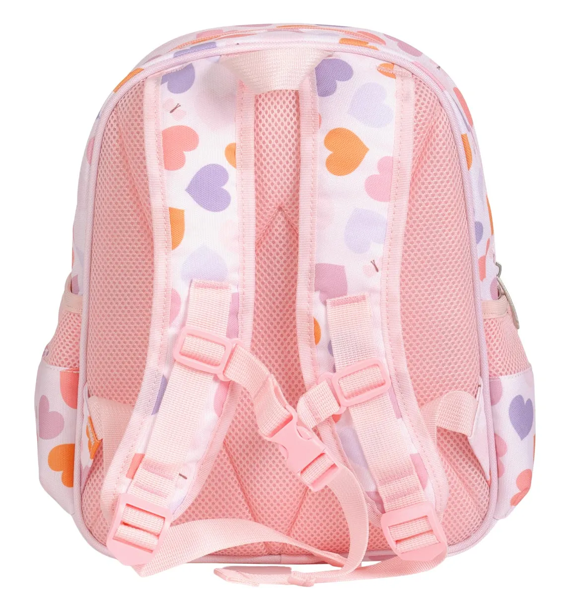 A Little Lovely Company Hartjes rugzak kind met koelvak roze