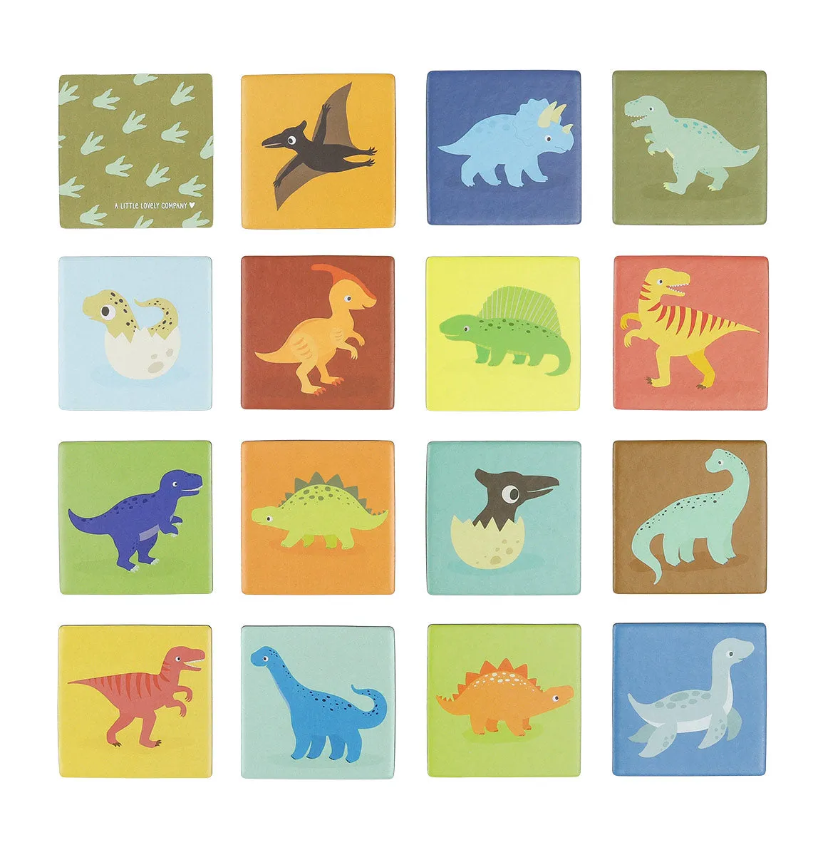 A Little Lovely Company Little Dinosaurs memory match 15 paren