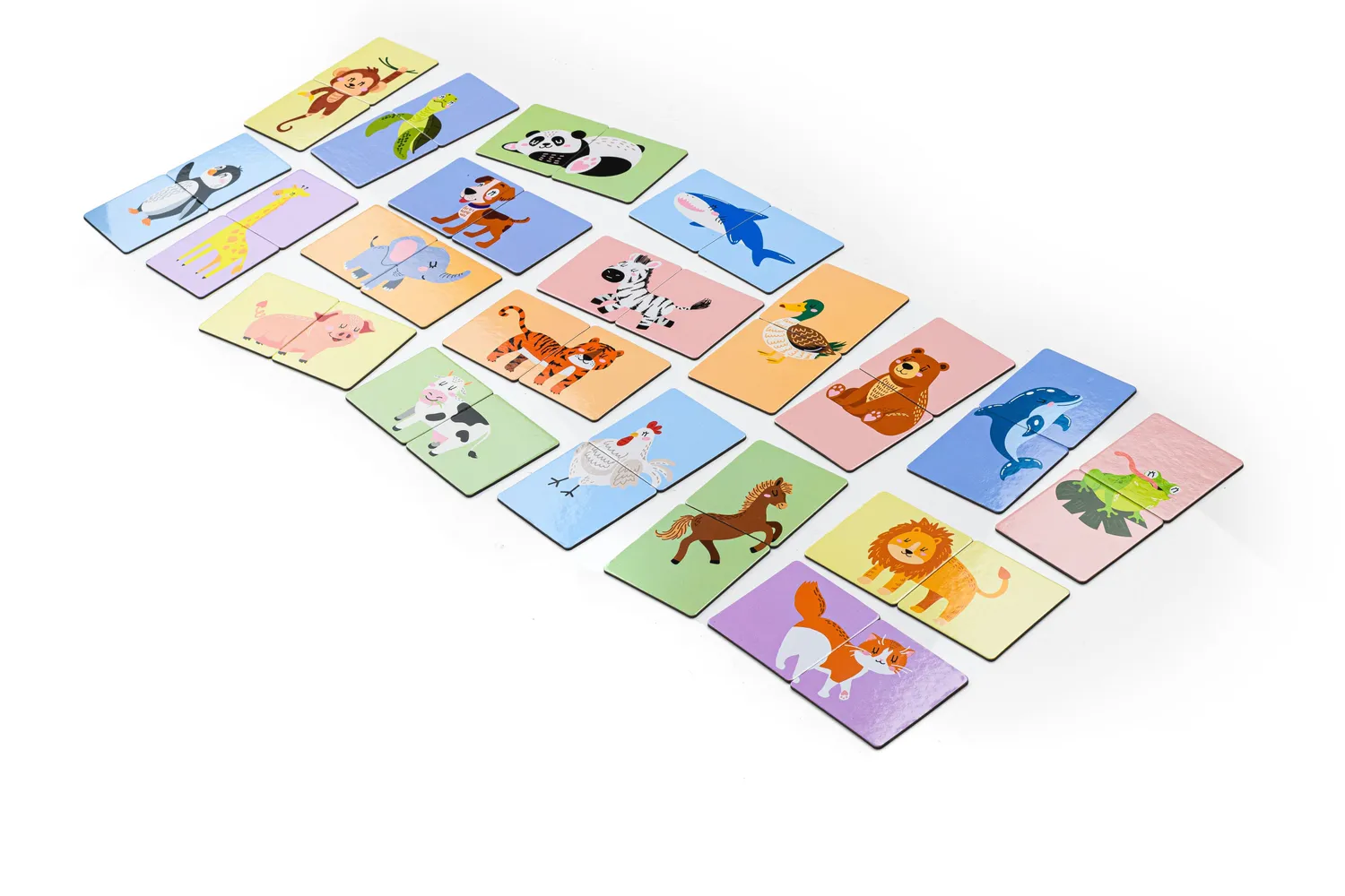 Kinderly Baby dierenpuzzels magnetisch 40 delig 7,5 cm