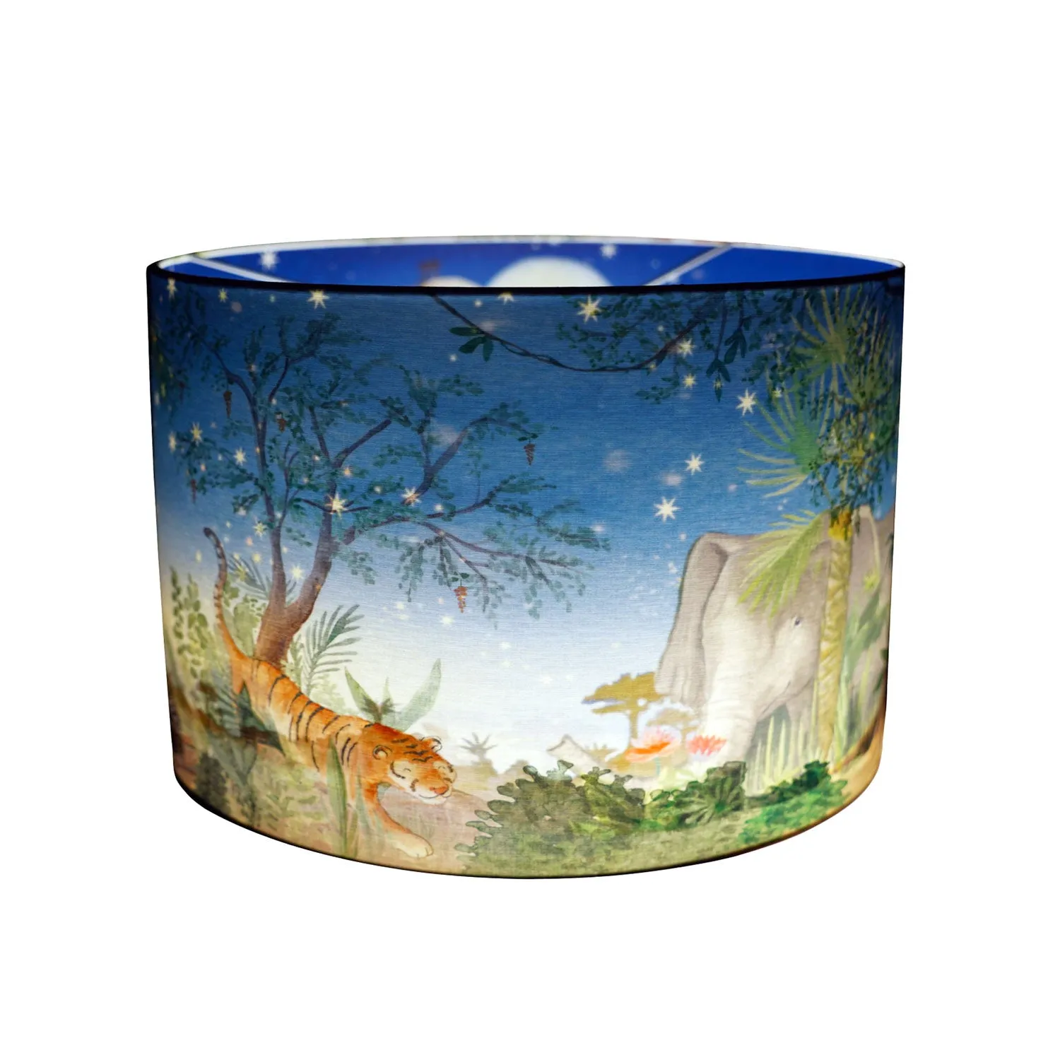Hartendief Jungle hanglamp 30cm bosdieren groen