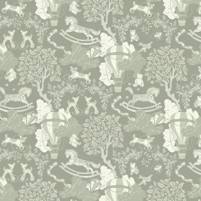 Little Amour Dreamy toys behangstaal groen 1 stuk