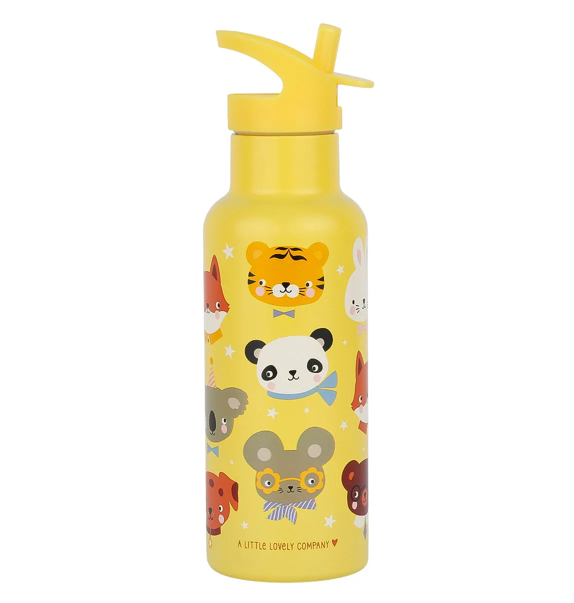 A Little Lovely Company Dierenvriendjes XL RVS drinkfles 500 ml
