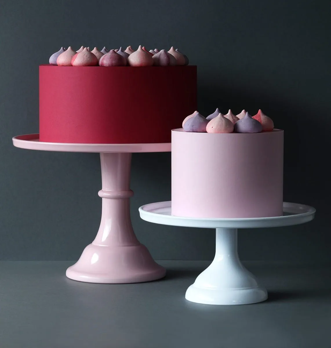 A Little Lovely Company Taartplateau klein wit melamine