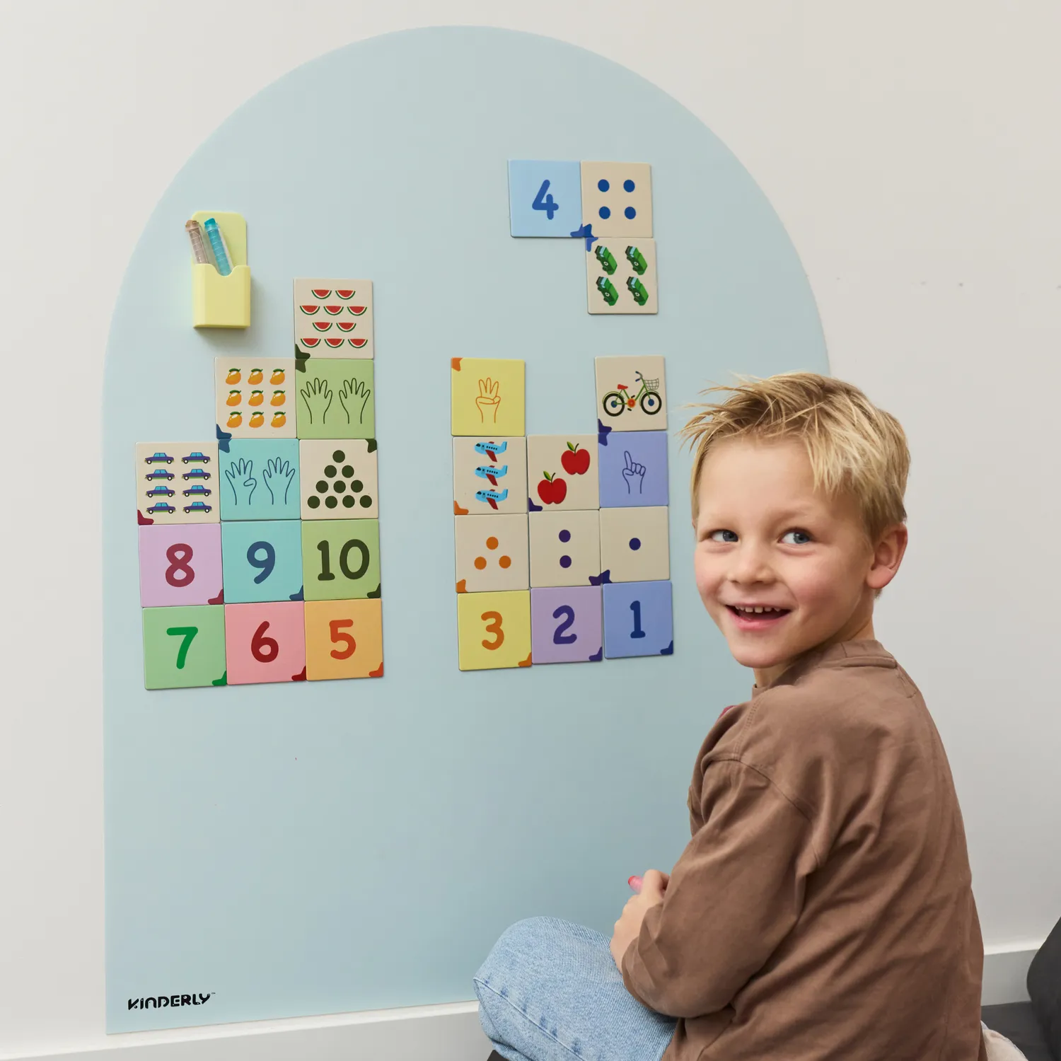 Kinderly Baby Nummerpuzzel magnetisch 40-delig leren tellen