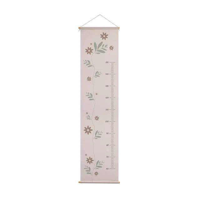 Little Amour Madelief groeimeter roze bloemen 130 cm katoen