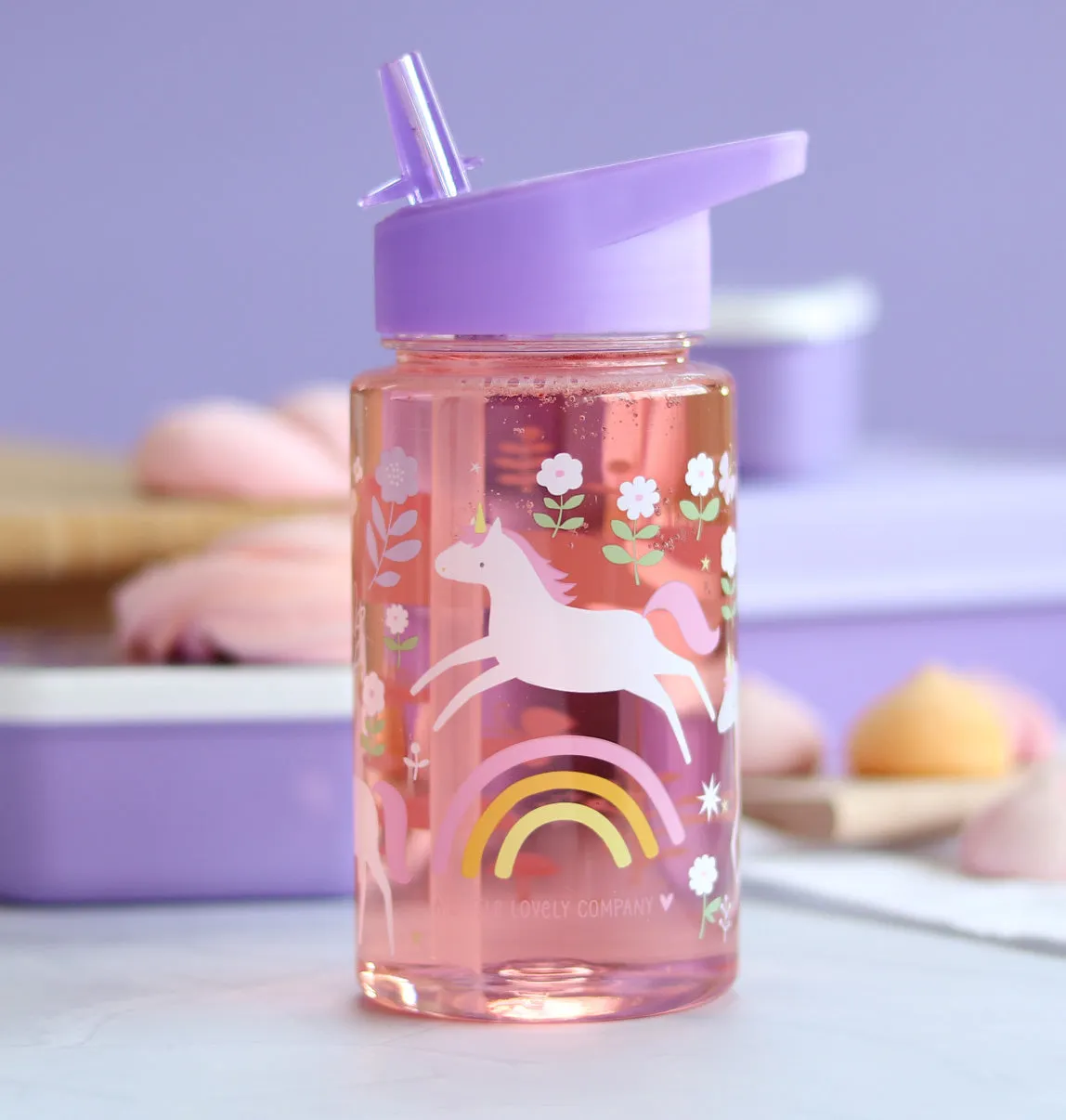 A Little Lovely Company Unicorn Dreams drinkfles 450ml