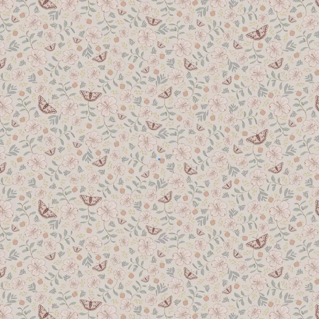 Little Amour Little Flower Garden behangstaal beige roze