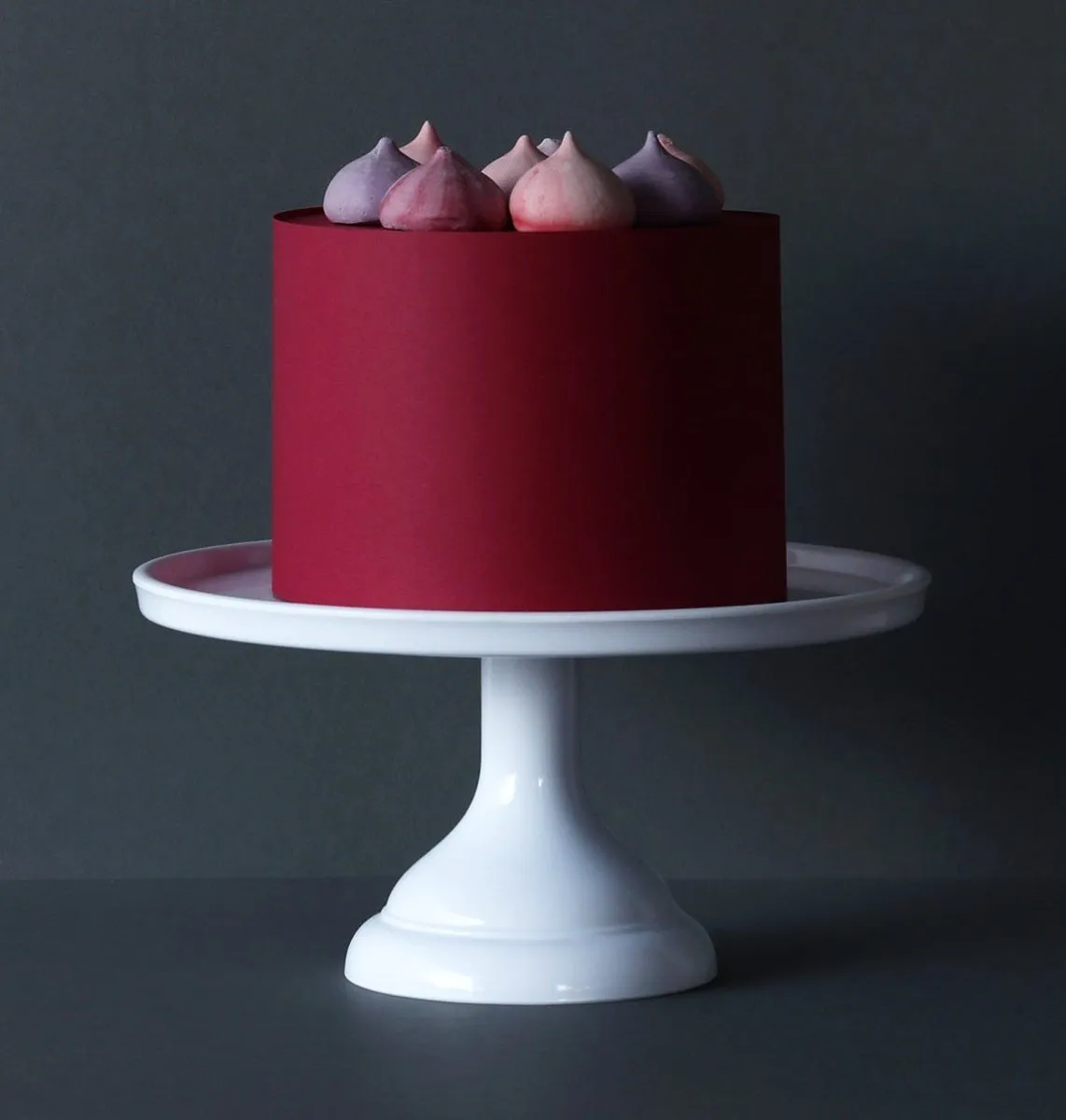 A Little Lovely Company Taartplateau klein wit melamine