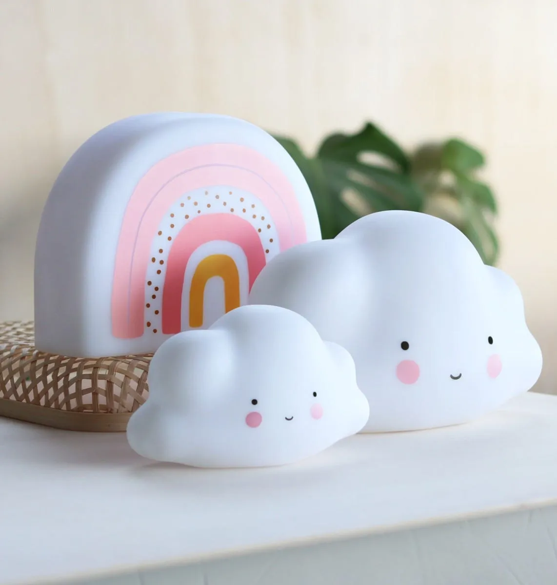 A Little Lovely Company nachtlamp Wolk draadloos met timer