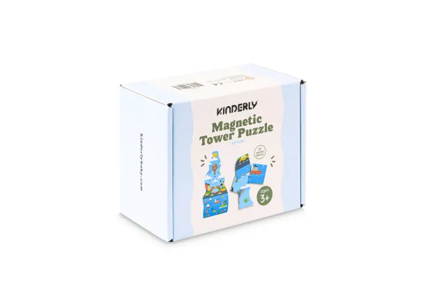 Kinderly Baby Stadsleven Torenpuzzel Magnetisch 27-delig