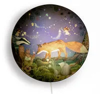 Hartendief Summer Night wandlamp 45 cm stof als nachtlampje