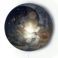 Hartendief Oogjes Toe wandlamp 45 cm sprookjesdieren